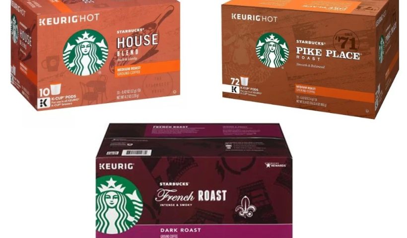 Starbucks keurig pods roast coffee variety brewers