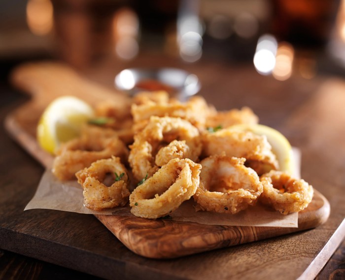 Calamari nutrition facts fried