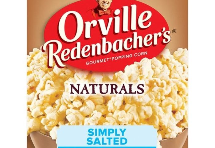 Natural popcorn orville microwave redenbacher salted simply nutrition facts